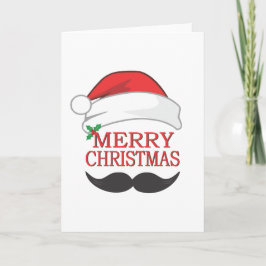 メリークリスマスの口ひげ シーズンカード