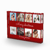 メリークリスマスの台本書道 |写真のコラージュ フォトブロック (右)