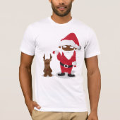 メリークリスマスの同郷人: 黒いサンタ及びBlingin Tシャツ (正面)