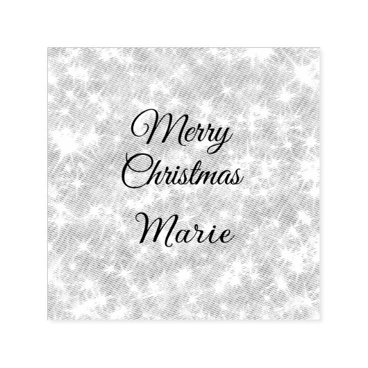 メリークリスマスの名前を追加レッドスパークルグリッターholiid セルフインキングスタンプ (デザイン)