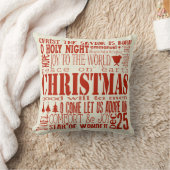 メリークリスマスの地下鉄の芸術の枕 クッション (ブランケット)