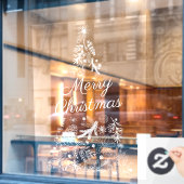 メリークリスマスの大きな窓が貼れる ウィンドウサイン (カフェ窓)