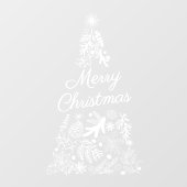 メリークリスマスの大きな窓が貼れる ウィンドウサイン (シート)