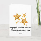 メリークリスマスの天使カード シーズンカード (裏面)