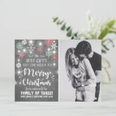 メリークリスマスの妊娠の黒板の発表 シーズンカード (スタンド正面)