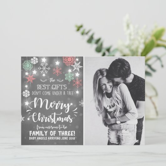 メリークリスマスの妊娠の黒板の発表 シーズンカード (スタンド正面)