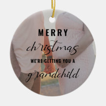 メリークリスマスの妊娠/ベビー告知の写真