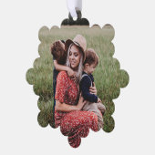 メリークリスマスの子犬 オーナメントカード (左)