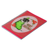 メリークリスマスの子犬 ノートブック (左側)