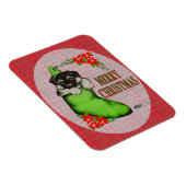 メリークリスマスの子犬 マグネット (右側)