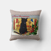 メリークリスマスの子猫 クッション (裏面)