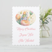 メリークリスマスの子猫 招待状 (スタンド正面)