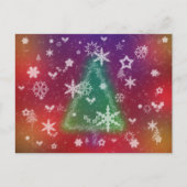 メリークリスマスの小はがき ポストカード (正面)