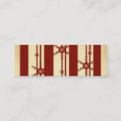 メリークリスマスの小型名刺(カスタマイズ可能な) スキニー名刺 (裏面)