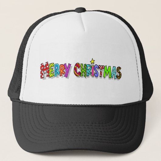 メリークリスマスの帽子 キャップ (正面)