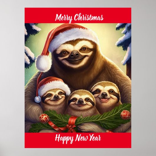メリークリスマスの怠け者 ポスター (正面)