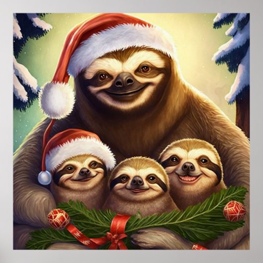 メリークリスマスの怠け者 ポスター (正面)