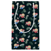 メリークリスマスの怠惰のオーナメントパターン スモールペーパーバッグ (正面)