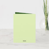 メリークリスマスの恐竜にメッセージを追加 シーズンカード (裏面)