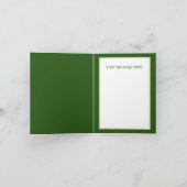 メリークリスマスの恐竜にメッセージを追加 シーズンカード (内部)