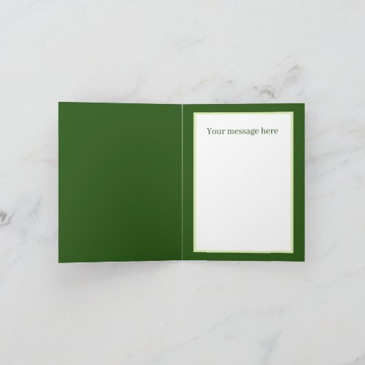 メリークリスマスの恐竜にメッセージを追加 シーズンカード (内部)