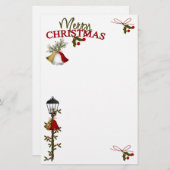 メリークリスマスの手紙 便箋 (正面/裏面)