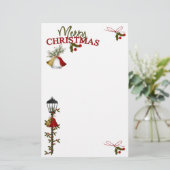 メリークリスマスの手紙 便箋 (スタンド正面)