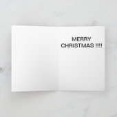 メリークリスマスの挨拶状 シーズンカード (内部)