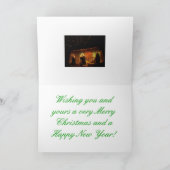 メリークリスマスの挨拶状 シーズンカード (内部)