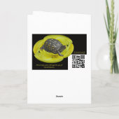 メリークリスマスの挨拶状-飾られた木#4 シーズンカード (裏面)