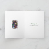 メリークリスマスの挨拶状-飾られた木#4 シーズンカード (内部)