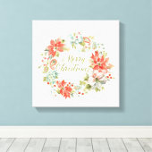 メリークリスマスの故郷 キャンバスプリント (インサイチュ (ウッドフロア))