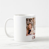 メリークリスマスの数々のな写真のマグのギフトのアイディア コーヒーマグカップ (左)