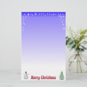 メリークリスマスの文房具 便箋 (スタンド正面)