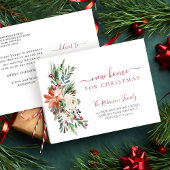 メリークリスマスの新しい家の休日を移動 案内ポストカード