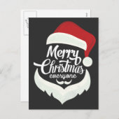 メリークリスマスの明けましておめでとうの2017年の郵便はがき シーズンポストカード (正面/裏面)