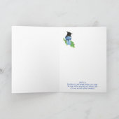 メリークリスマスの星のジェイの鳥の聖なる書物、経典の芸術 シーズンカード (内部)