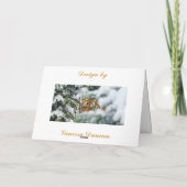 メリークリスマスの景色カード シーズンカード (裏面)