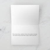 メリークリスマスの木および暖炉 シーズンカード (内部)