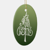 メリークリスマスの木 セラミックオーナメント (右)