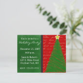 メリークリスマスの木 招待状 (スタンド正面)