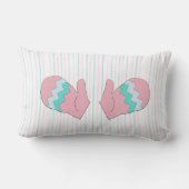 メリークリスマスの枕パステルカラー ランバークッション (裏面)