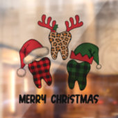 メリークリスマスの歯 ウィンドウサイン (シート2)