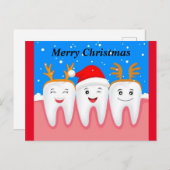 メリークリスマスの歯 シーズンポストカード (正面/裏面)