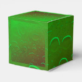 メリークリスマスの水がネオングリーンホワイトを滴グラデーションる フェイバーボックス (裏面サイド)