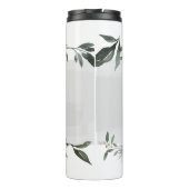 メリークリスマスの水の色の葉クリスマス タンブラー (裏面)