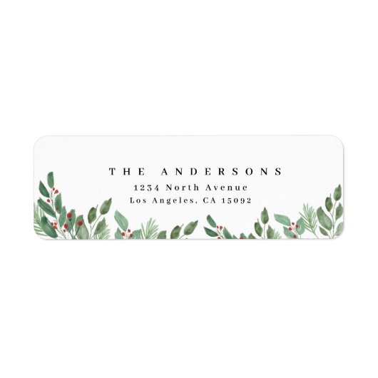 メリークリスマスの水の色ラベル ラベル (正面)