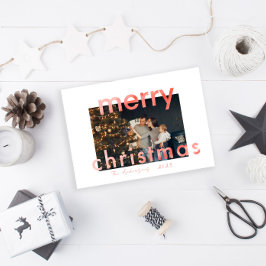 メリークリスマスの水彩画