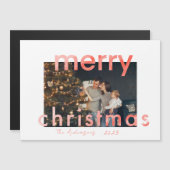 メリークリスマスの水彩画 (正面/裏面)