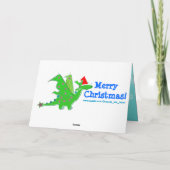 メリークリスマスの漫画のドラゴン シーズンカード (裏面)